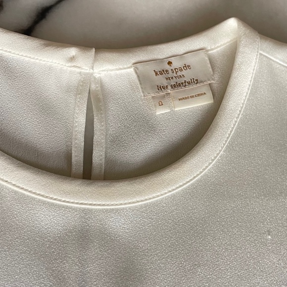 Kate Spade Crepe Tee Blouse - Picture 6 of 15